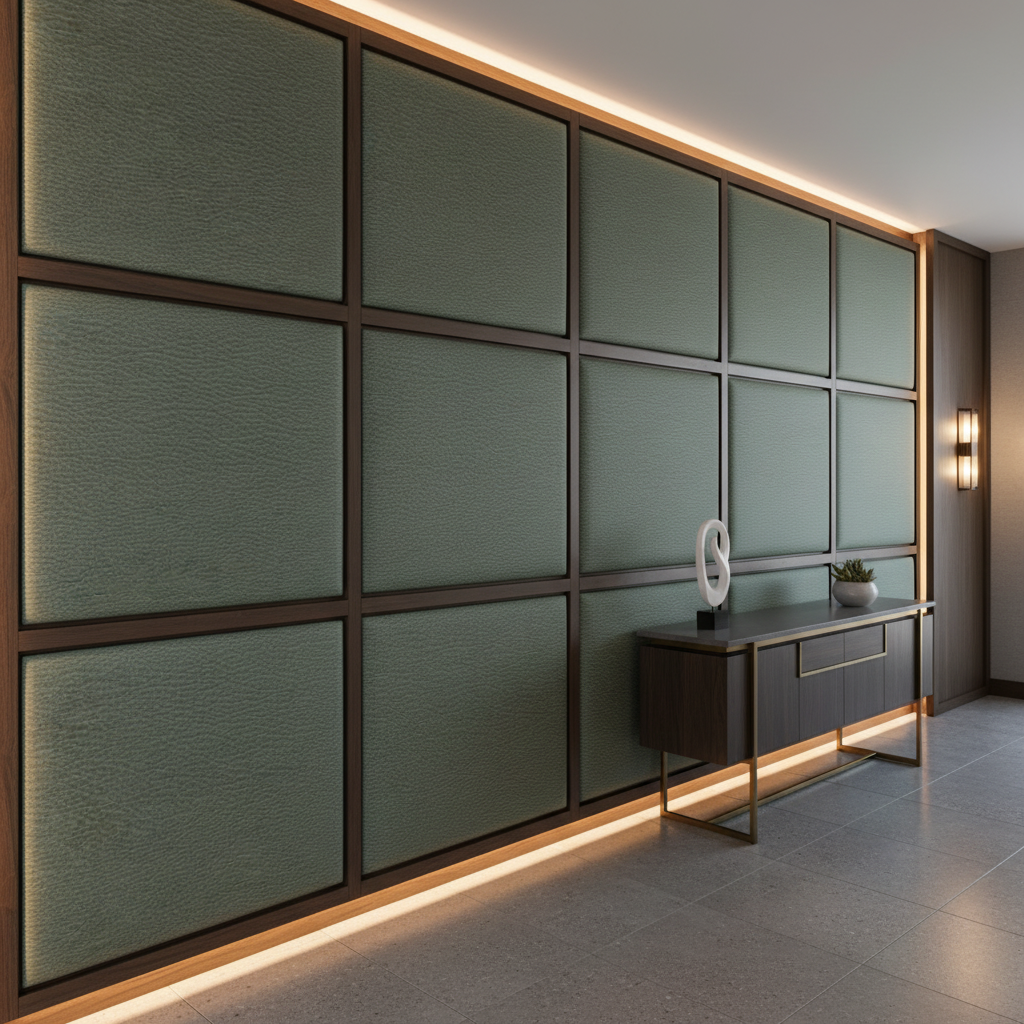 Punch Bowl - Spruce Upholstered Wall Panel | Architectural Fabrics
