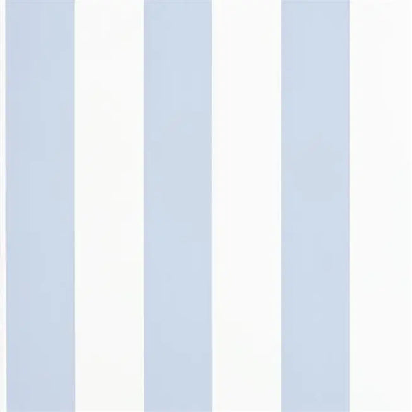 Spalding Stripe  Blue / White Wallpaper | Ralph Lauren