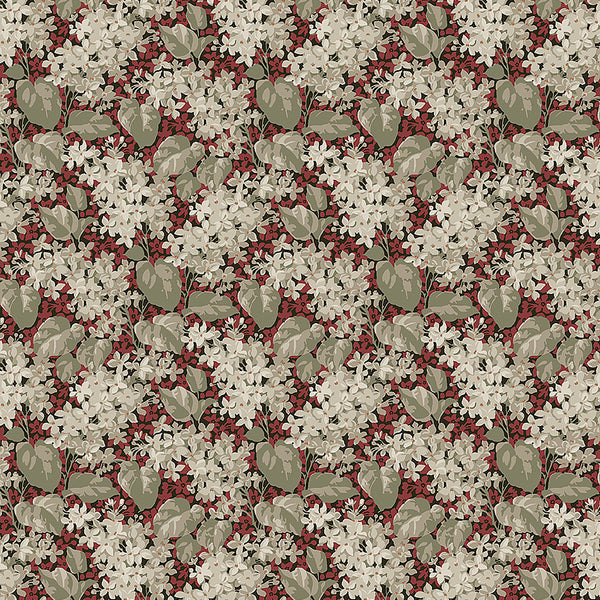 Aratorp, Red Wallcoverings | Schumacher
