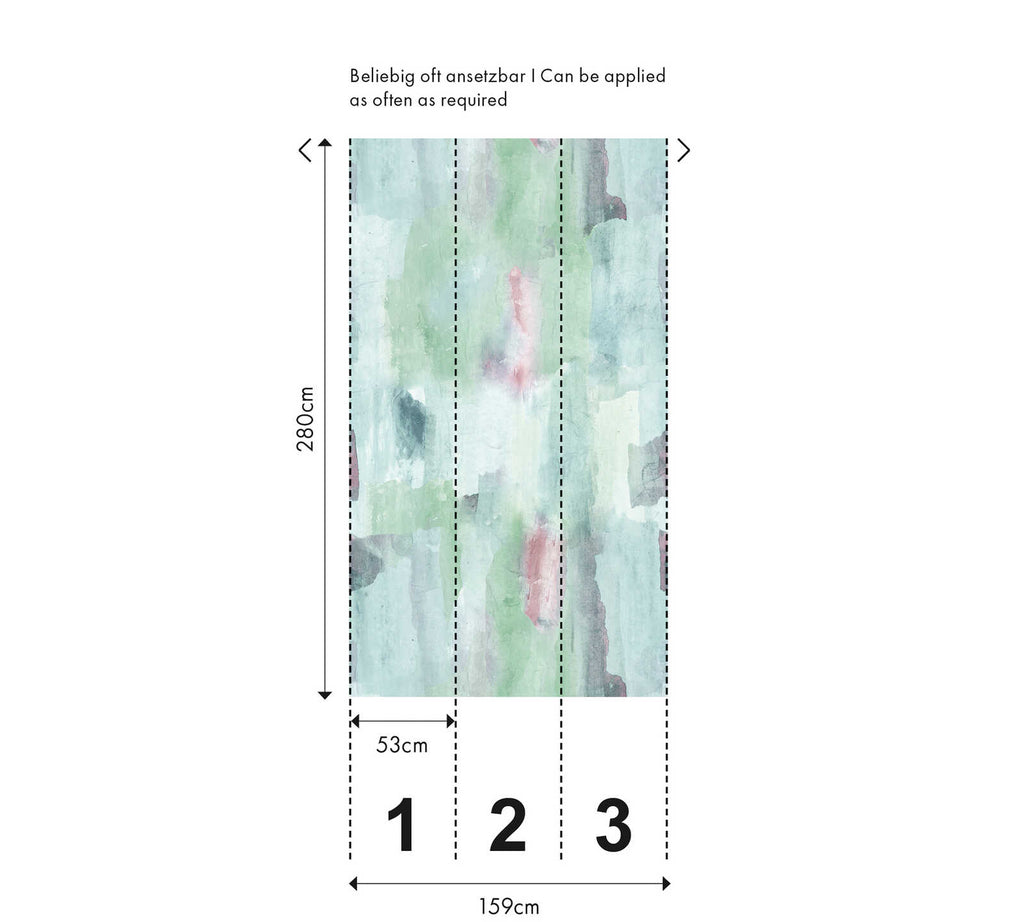A.s. Creation Design Panel Anna D Andrea Green Wallcovering | AS Creation