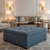Ballad - Ballad Tekloom Performance Upholstered Ottoman | Architectural Fabrics
