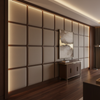 Smooth Pebble Grain Mushroom Taupe Upholstered Wall Panel | Architectural Fabrics