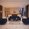 Peter Island - Navy Upholstered Sofa | Architectural Fabrics