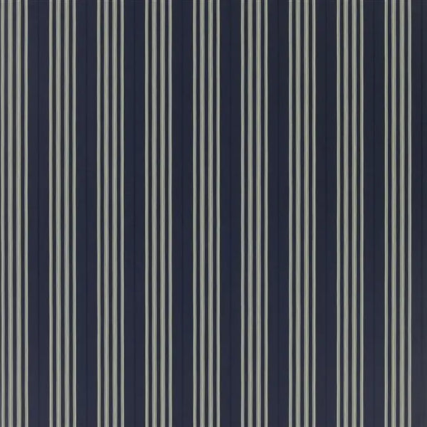 Palatine Stripe  Midnight Wallpaper | Ralph Lauren