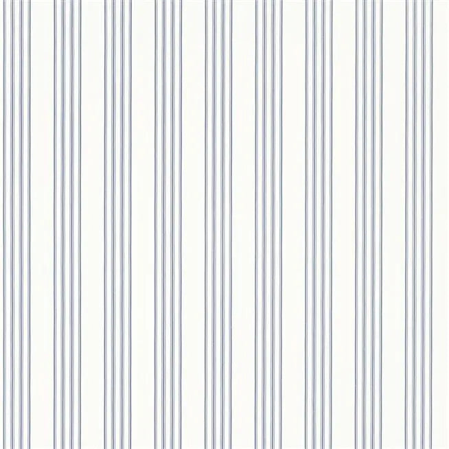 Palatine Stripe  Porcelain Blue Wallpaper | Ralph Lauren