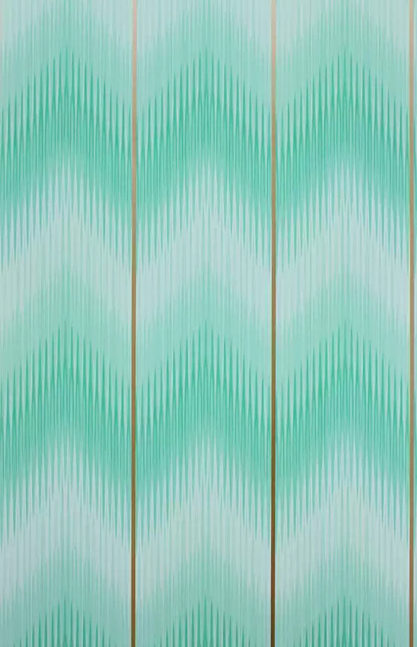 Danzon Metallic Chevron Green | Osborne & Little Europe