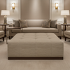 Tumble Reef - Fossil Upholstered Ottoman | Architectural Fabrics