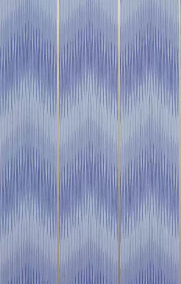 Danzon Metallic Chevron Blue | Osborne & Little Europe