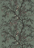 Golden Oriole Superwide Wallcovering Grey Sage
