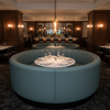 Turquoise Bay - Dive Upholstered Banquette | Architectural Fabrics