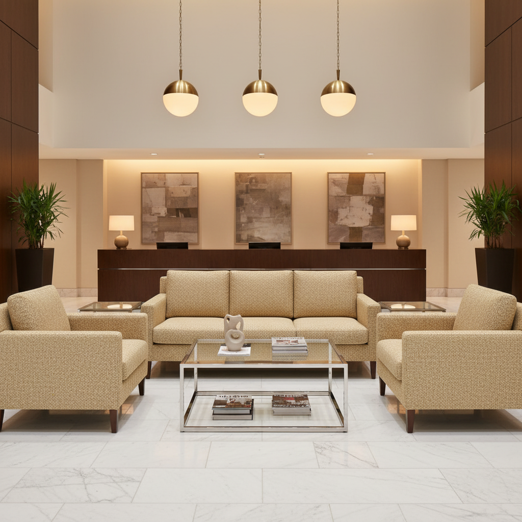 Salt Island - Vanilla Upholstered Sofa | Architectural Fabrics