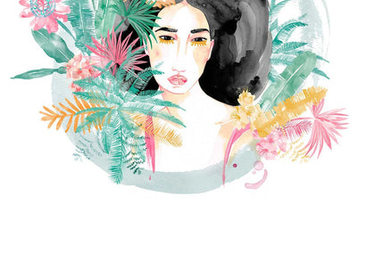 Tropical Frida Mural | Coordone Europe