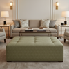 St. Barthelemy - Pear Upholstered Ottoman | Architectural Fabrics