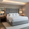 Fine Woven Texture Misty Gray Upholstered Headboard | Architectural Fabrics