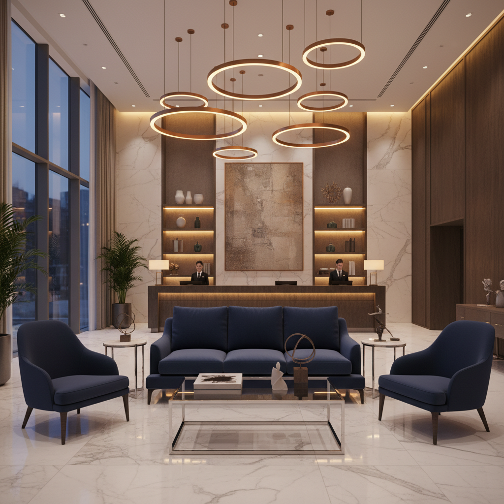 Oilville Navy Upholstered Sofa | Architectural Fabrics