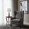 Virgin Gorda - Graphite Upholstered Chair | Architectural Fabrics
