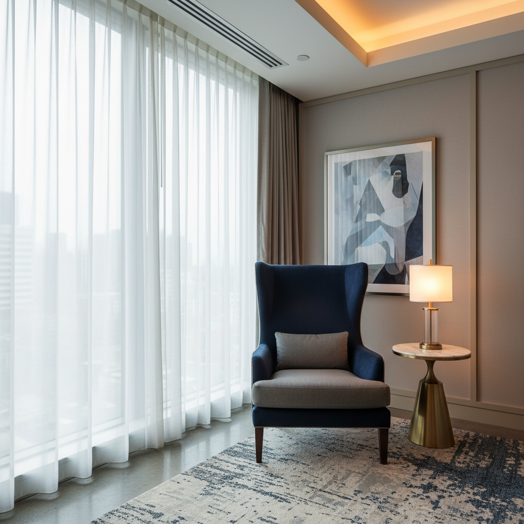 Rocky Mount Sapphire Upholstered Chair | Architectural Fabrics