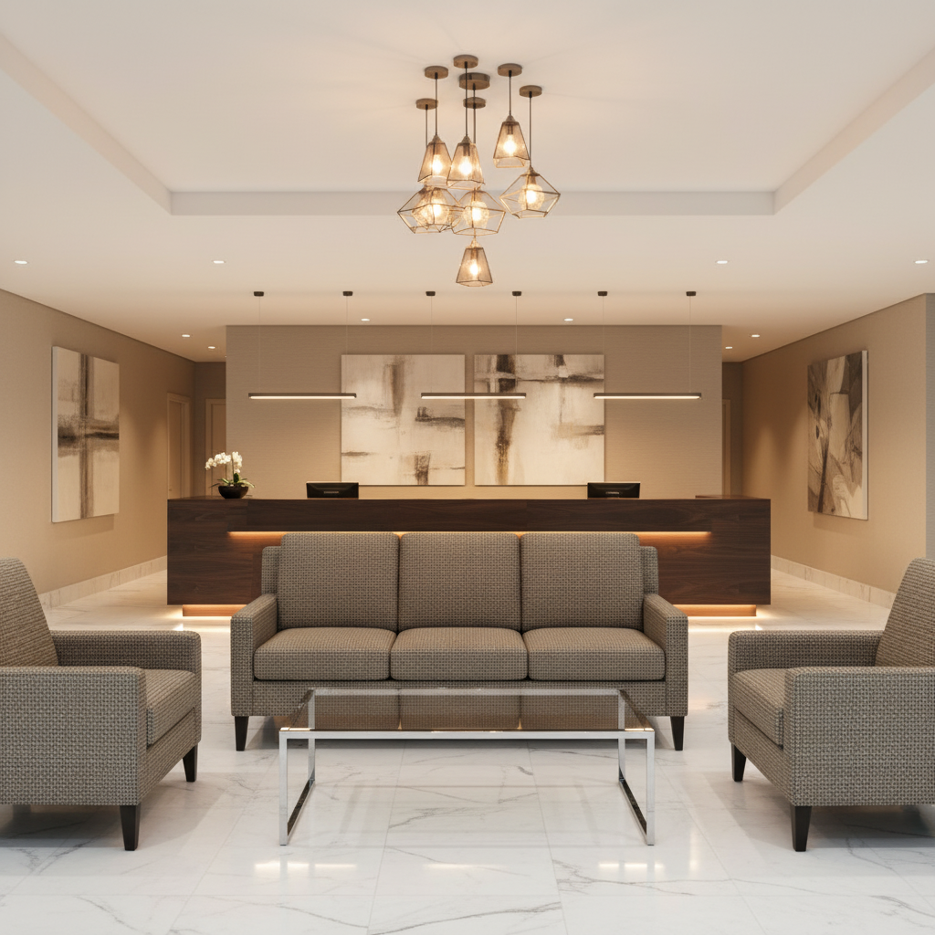 St. Eustatius - Mushroom Upholstered Sofa | Architectural Fabrics