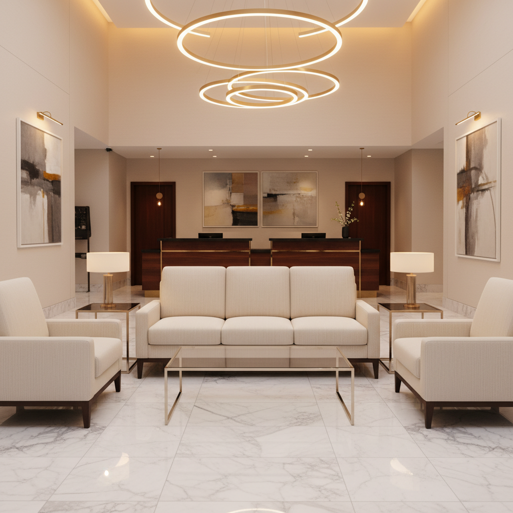 Subtle Textured Surface Soft Ivory Upholstered Sofa | Architectural Fabrics