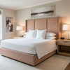 Rum Punch - Persimmon Upholstered Headboard | Architectural Fabrics