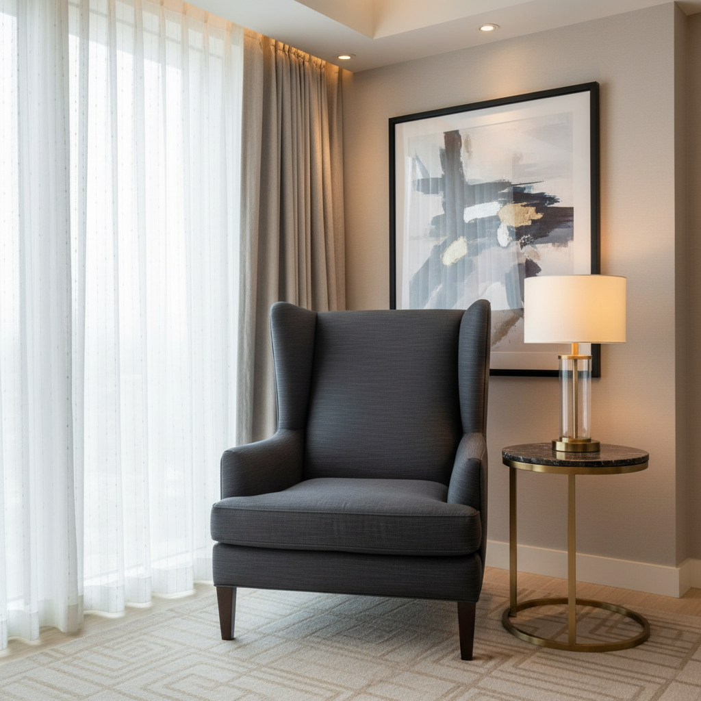 Turneffe - Wave Upholstered Chair | Architectural Fabrics