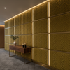 Channel Chevron Stitch Olive Bronze Upholstered Wall Panel | Architectural Fabrics