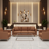 Linen Island - Earth Upholstered Sofa | Architectural Fabrics