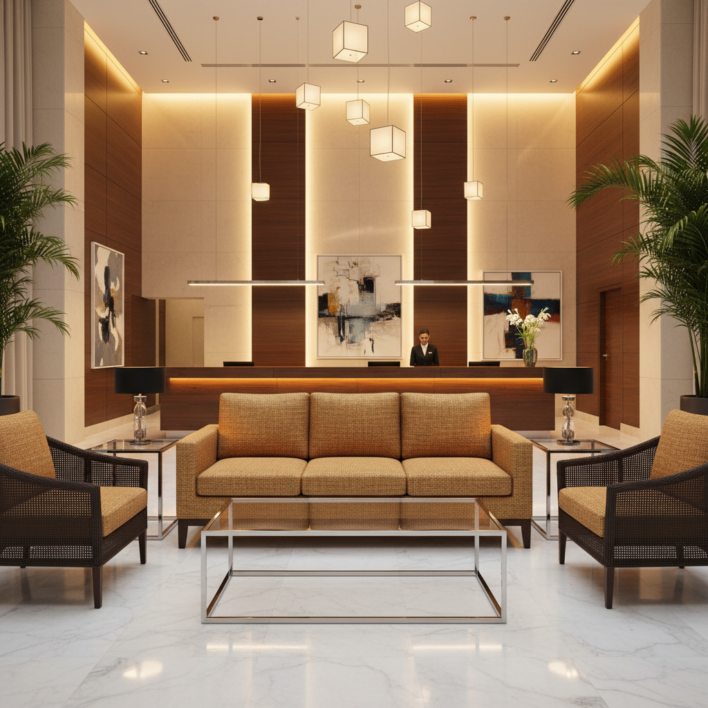 Rattan Bay - Autumn Upholstered Sofa | Architectural Fabrics