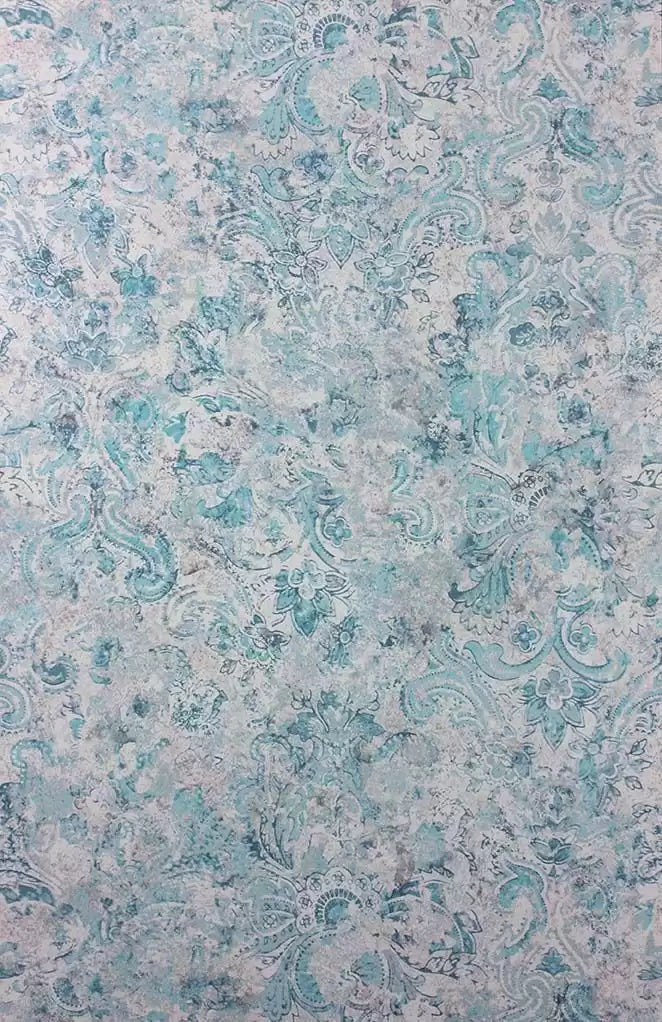 Latania Small Scale Paisley Aqua | Osborne & Little Europe