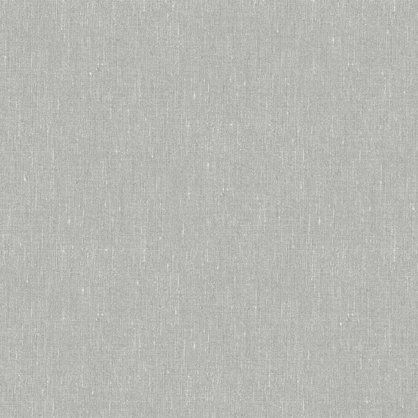 Linen, Ash Grey Wallcoverings | Schumacher
