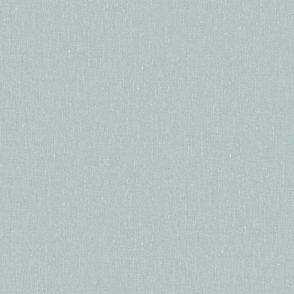 Linen, Topaz Blue Wallcoverings | Schumacher