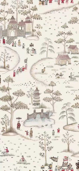 Cathay Parade 02  Wallpaper | Nina Campbell Europe