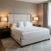 Silver Bank - Snowflake Upholstered Headboard | Architectural Fabrics