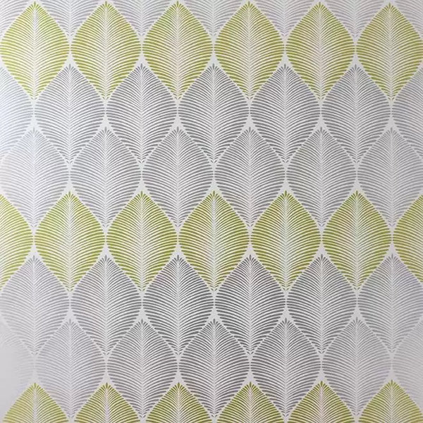 Leaf Fall Metallic Yellow Wallpaper | Osborne & Little Europe