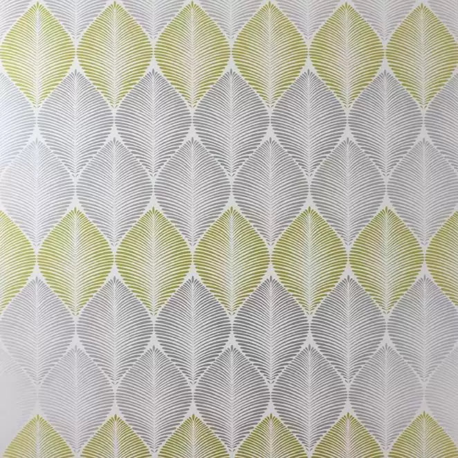 Leaf Fall Metallic Yellow Wallpaper | Osborne & Little Europe