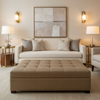 Trade Wind - Canyon Upholstered Ottoman | Architectural Fabrics