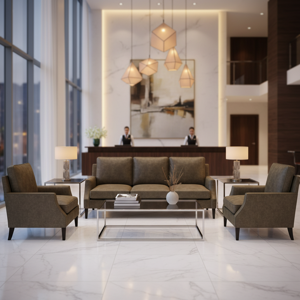 Kralendijk - Abyss Upholstered Sofa | Architectural Fabrics