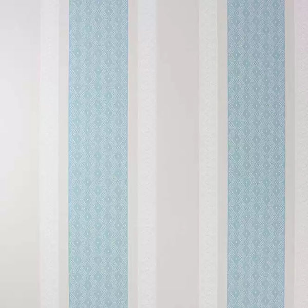 Chantilly Lace Stripe Aqua Wallpaper | Osborne & Little Europe