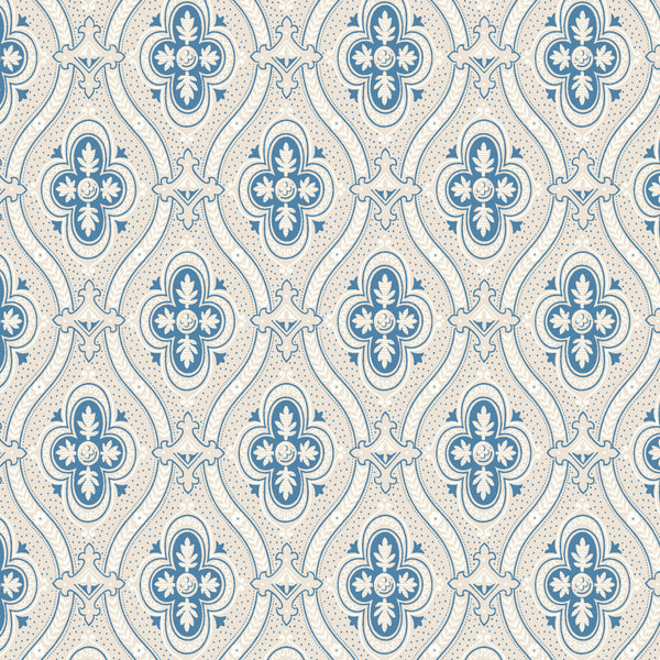 Pigkammaren, Blue Wallcoverings | Schumacher