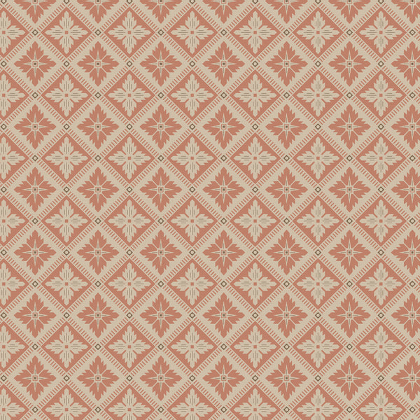 Loka, Terracotta Wallcoverings | Schumacher
