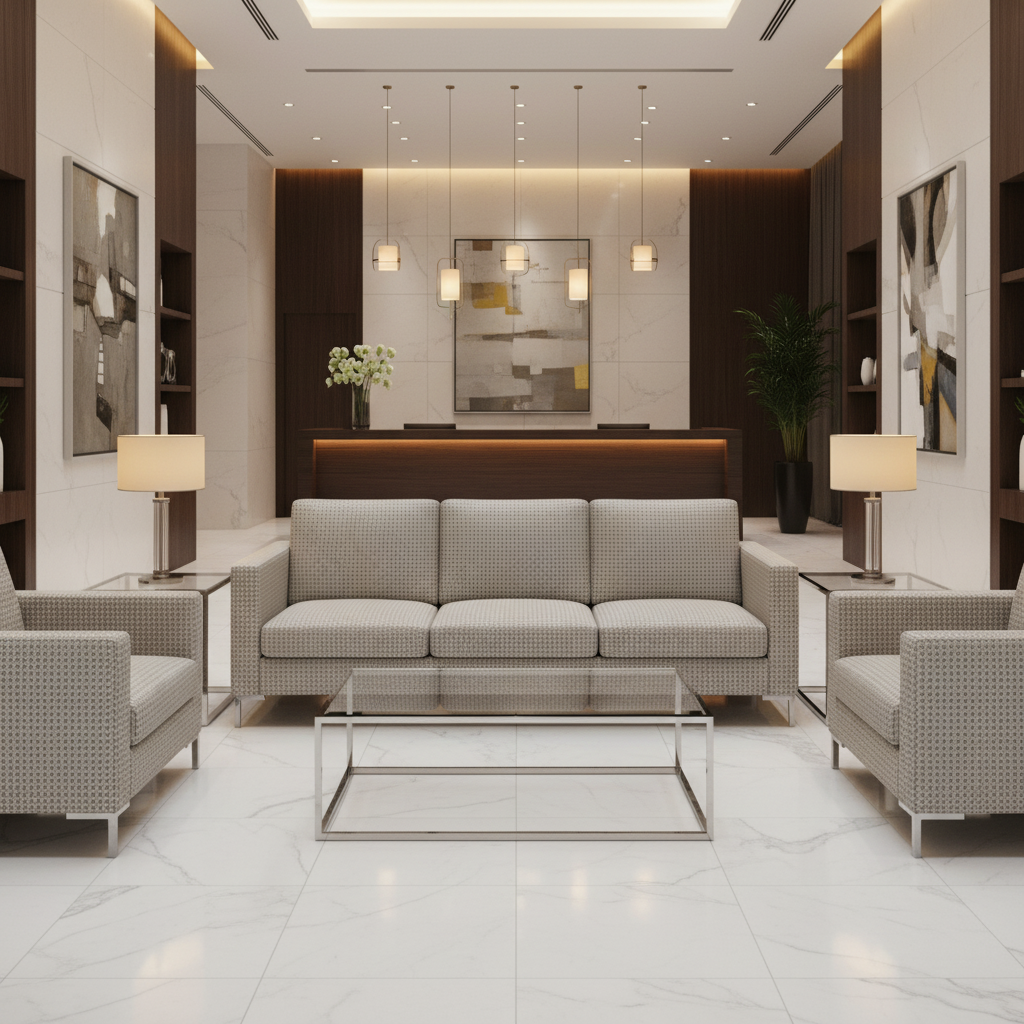 Soufriere - Pumice Upholstered Sofa | Architectural Fabrics
