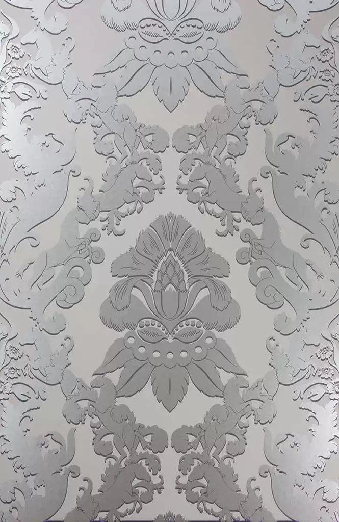 Pegasus Horse Damask  Wallpaper | Osborne & Little Europe