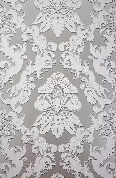 Pegasus Horse Damask  Wallpaper | Osborne & Little Europe