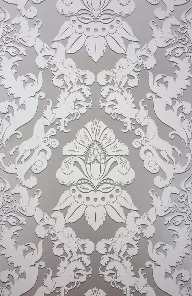 Pegasus Horse Damask  Wallpaper | Osborne & Little Europe