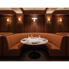 Maya Riviera - Rust Upholstered Banquette | Architectural Fabrics