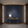Aspect - Midnight Weave Performance Polyurethane Upholstered Wall Panel | Architectural Fabrics