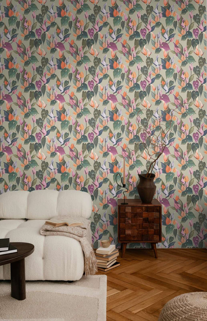 Anna D Andrea Sage Green Wallcovering | AS Creation