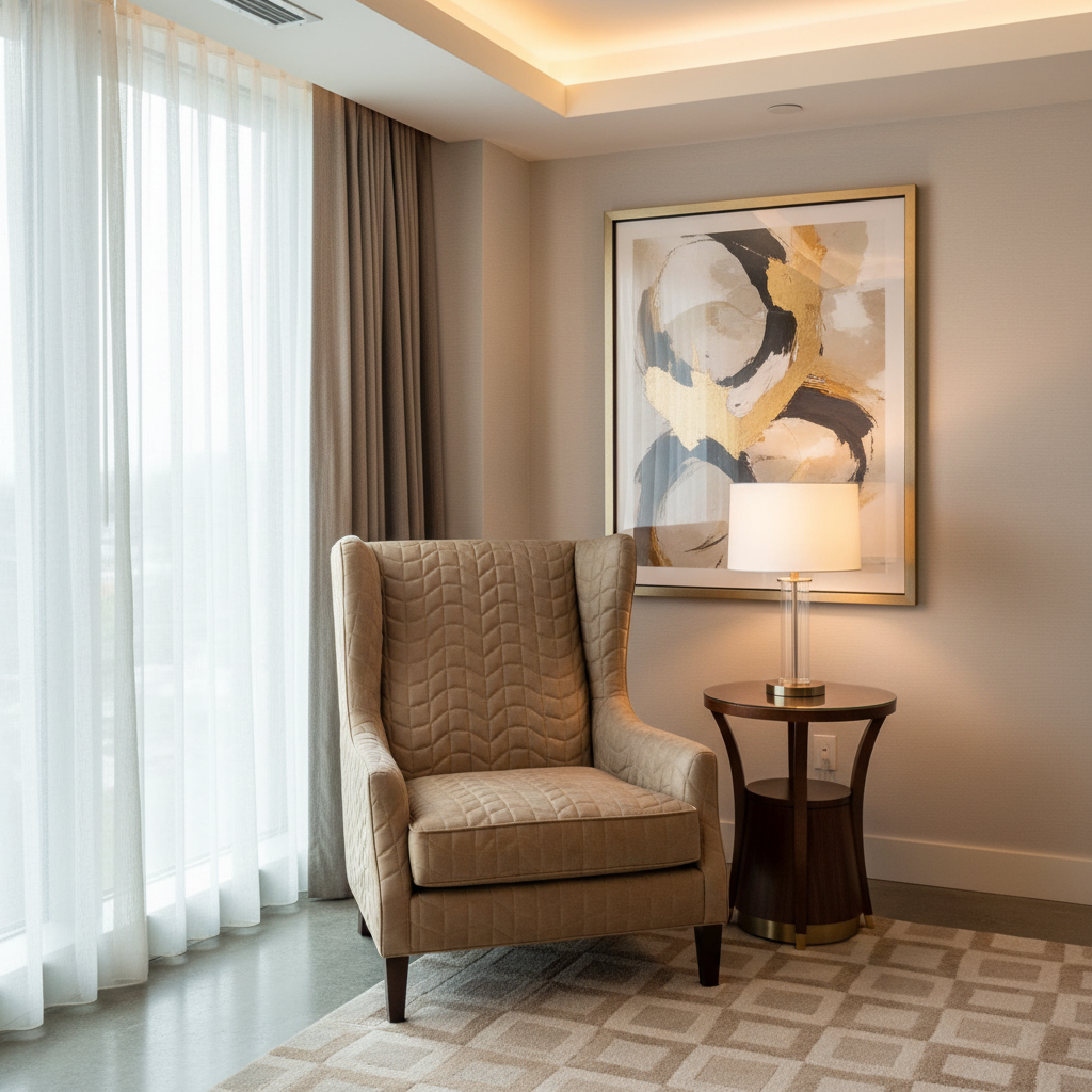 Waterfall Bay - Palladium Upholstered Chair | Architectural Fabrics