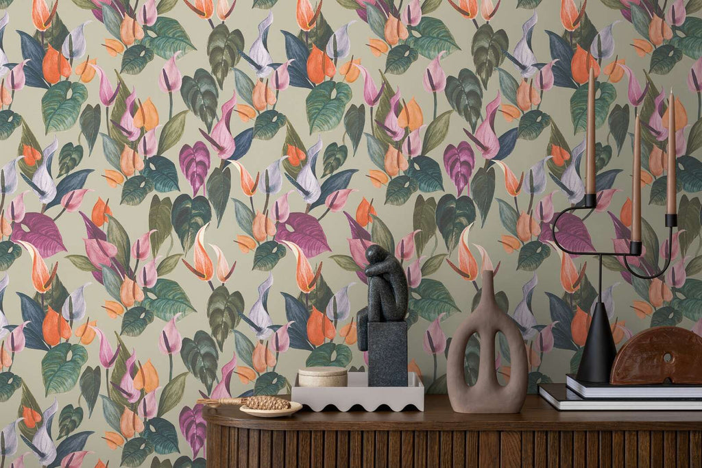 Anna D Andrea Sage Green Wallcovering | AS Creation
