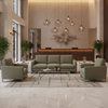 Maya Riviera - Olive Upholstered Sofa | Architectural Fabrics